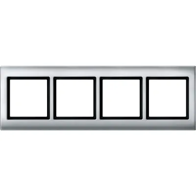 Merten Rahmen 4f.alu waage/senkrecht 400460