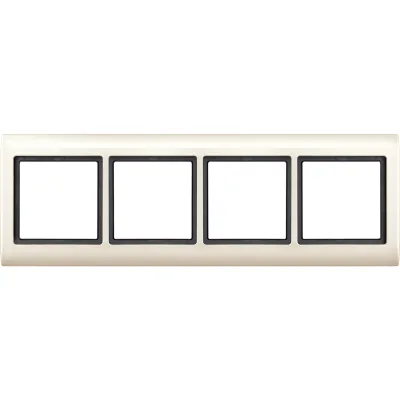 Merten Rahmen 4f.ws waage/senkrecht 400444