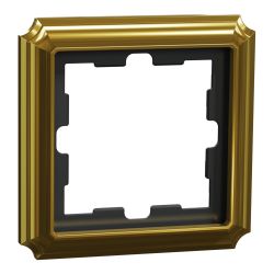 MERTEN Rahmen D-Antik MEG40104741 Metallrah. 1-f. 24k gold