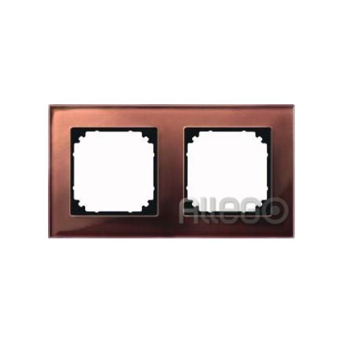 Bild: Merten Rahmen Glas 2f.mah/br waage/senkrecht 489215