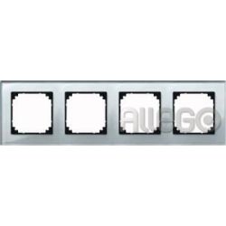 Merten Rahmen Glas 4f.diam/si waage/senkrecht 489460