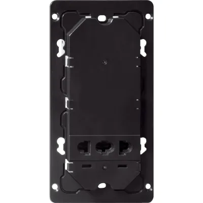 Merten Rasiersteckdose Einsatz 213300 | Unterputz | 115/230V | international | halogenfrei | 76x146x48 mm | matt