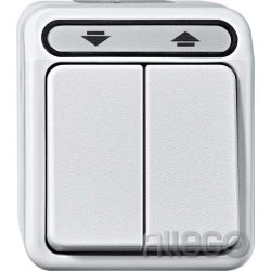 Merten Rollladentaster 1-polig lichtgrau MEG3755-8029