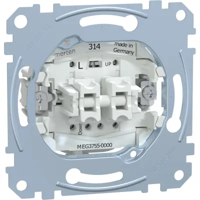 Merten Rollladentaster-Einsatz MEG3755-0000 | Unterputz | 1-polig | 10A | 250V | IP20 | halogenfrei