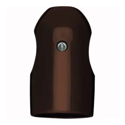 Merten SCHUKO-Kupplung 172415 | Steckdose IP20 | 16A 250V | Schraubklemme | Halogenfrei | bruchsicher | dunkelbrasil