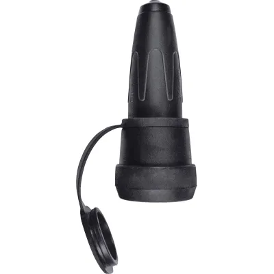 Merten SCHUKO-Kupplung 173051 | Vollgummi | IP44 | 16A | spritzwassergeschützt | schwarz