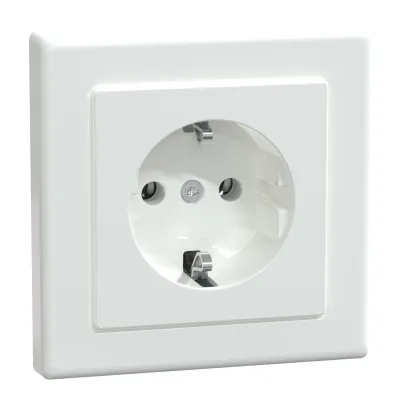 Merten SCHUKO-Steckdose MEG2301-1425 | Unterputz | antibakteriell | QuickFlex | 16A | IP20 | aktivweiß glänzend