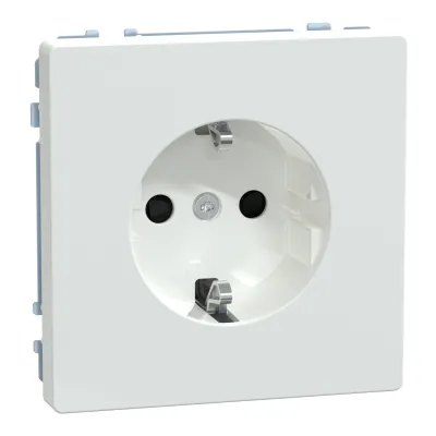 Merten SCHUKO-Steckdose MEG2300-6035 | Unterputz | erhöhter Berührungsschutz | Steckklemmen | Lotosweiß