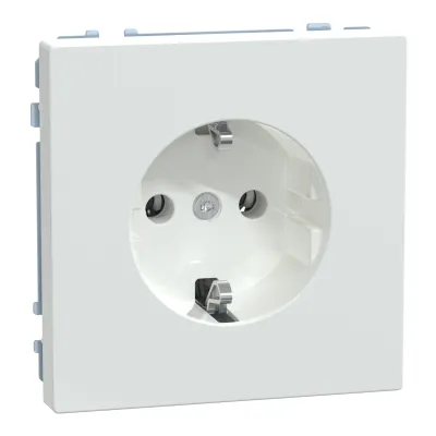 Merten SCHUKO-Steckdose MEG2301-6035 | Unterputz | Steckklemme | Thermoplast | glänzend | IP20 | halogenfrei | Weiß