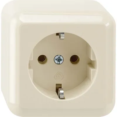 Merten SCHUKO-Steckdose weiß AP MEG2301-8744