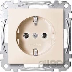 Merten SCHUKO-Steckdose ws mit Steckklemme MEG2301-0444