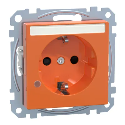 Merten SCHUKO-Steckdose ZSV or Ko.Licht Schrift MEG2303-0302