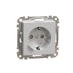 MERTEN Steckdose SCHUKO 16A System M Aluminium
