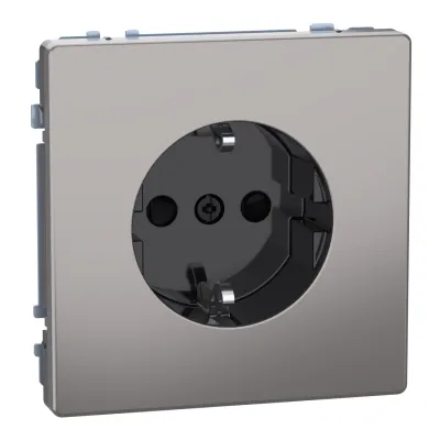 MERTEN Steckdose SCHUKO Design MEG23006050 erhöhter Nickelmetallic