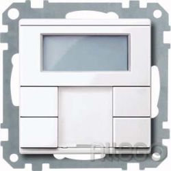 Merten Taster 2f.aws/gl mit RT-Regler MEG6212-0325