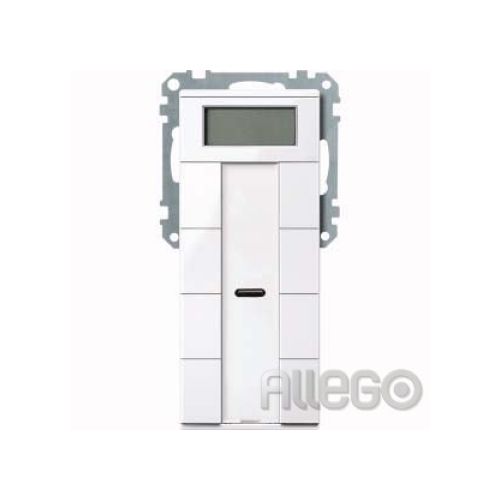 Bild: Merten Taster 4f.aws/gl mit RT-Regler MEG6214-0325