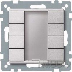 Merten Taster 4f. plus alu 627860