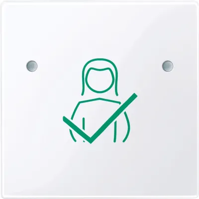 Merten Tastfläche 1f.aws/gl für Abstell-Taster MEG4841-0325