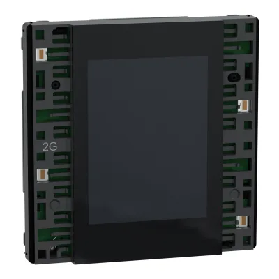 Merten Tastsensor Flex KNX MEG6192-6010 | 2fach Modul | Unterputz | 4 Tasten | System Design | schwarz