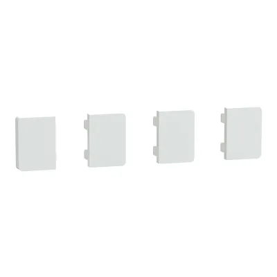 Merten Wippen-Set MEG6194-6035 | KNX Tastsensor Flex 4-fach | System Design | Kunststoff glänzend | lotosweiß RAL 9016