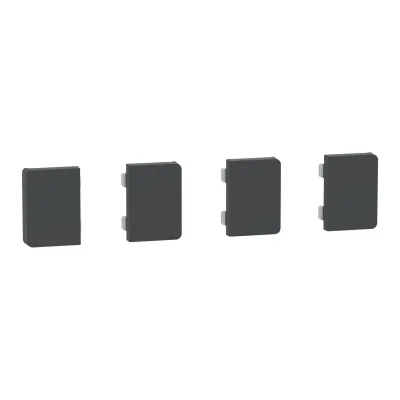 Merten Wippe für KNX Tastsensor Flex MEG6194-6034 | 4-fach | System Design | Kunststoff glänzend | anthrazit RAL 7021
