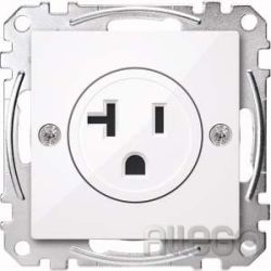 Merten ten Steckdosen-Einsatz aws/gl USA 20A MEG2156-0325