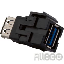 Merten USB-Keystone USB 3.0 schwarz MEG4582-0001