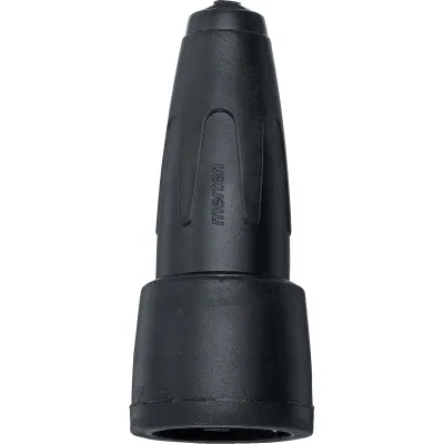 Merten Vollgummi SCHUKO-Kupplung 172991 | Schutzkontakt-Kupplung | 16A 250V | IP20 | halogenfrei | gerade | schwarz