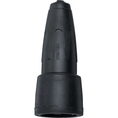 Merten SCHUKO Kupplung Vollgummi 173091 | Schutzkontaktkupplung 16A 250V IP20 | Knickschutz | halogenfrei | schwarz