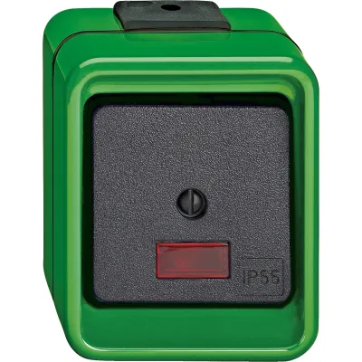 Merten Wipp-Kontrollschalter gn Wechsel 16AX 250V 372677