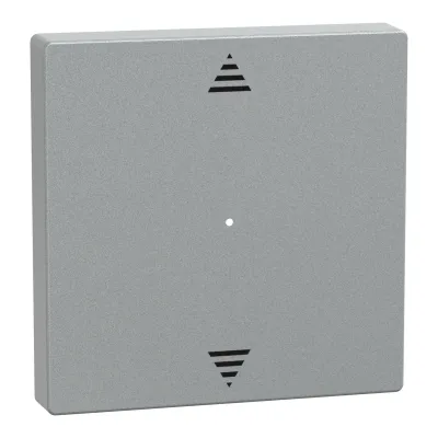 Merten Wippe für MEG5215-0460 Taster-Modul | Jalousie Schalterabdeckung | Pfeilsymbol | 1-fach | Aluminium matt