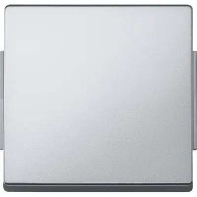 Merten Wippe 343160 | Schalterabdeckung Aquadesign | Aluminium glänzend | IP44 | halogenfrei | für Wechselschalter