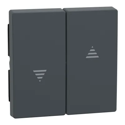 Merten Wippe 435514 | für Rollladenschalter & Taster | System M | anthrazit | Thermoplast edelmatt | zweiteilig | matt