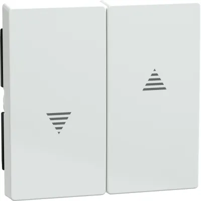 Merten Jalousiewippe 432425 | für Rollladenschalter | antibakteriell | Thermoplast | aktivweiß | System M