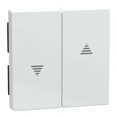 Merten Jalousiewippe 432425 | für Rollladenschalter | antibakteriell | Thermoplast | aktivweiß | System M