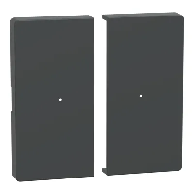Merten Wippen 2-fach MEG5220-6034 | Taster-Modul Abdeckung | System Design | Thermoplast matt lackiert | anthrazit