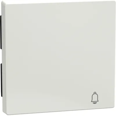 Merten Wippe Schalter MEG3305-0319 | Klingelsymbol | System M | einteilig | Thermoplast glänzend | polarweiß