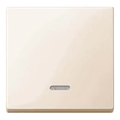 Merten Wippe Kontrollschalter 436044 | System M | mit Kontrollfenster | 1-fach | Thermoplast glänzend | weiß