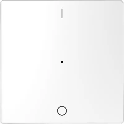 Merten Wippe 1fach MEG5211-6035 | Taster-Modul | Thermoplast glänzend | 0/1 Aufdruck | lotosweiß | System Design