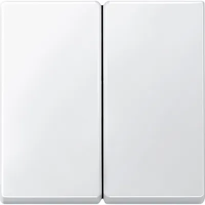 Merten Wippe für Serienschalter 434519 | System M | zweiteilig | Duroplast | Klemmbefestigung | glänzend | polarweiß