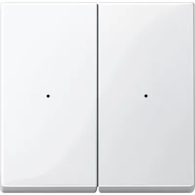 Merten Wippe für Tastermodul 2fach 619219 | KNX System M | Kunststoff | polarweiß glänzend | RAL 9010