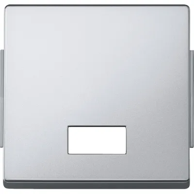Merten Wippe 343860 | Kontrollwippe mit Symbolfenster | Schalter/Taster | Aquadesign | IP44 | Aluminium glänzend