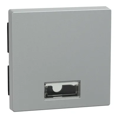 Merten Wippe 433860 | Kontrollwippe mit Symbolfenster | System M | Aluminium matt | Thermoplast