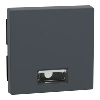 Merten Wippe für Schalter/Taster | Kontrollwippe mit Symbolfenster | System M | anthrazit matt | Thermoplast