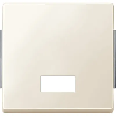 Merten Wippe Schalter/Taster 343844 | Kontrollwippe mit Symbolfenster | Aquadesign | Thermoplast | IP44 | cremeweiß