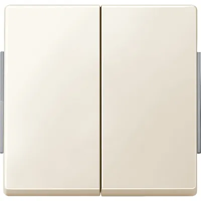Merten Wippe für Serienschalter 343544 | AQUADESIGN | 2-fach | glänzend | Kunststoff | cremeweiß (elektroweiß) | IP44