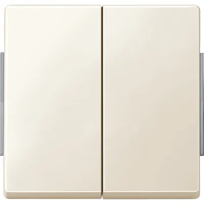 Merten Wippe für Serienschalter 343544 | AQUADESIGN | 2-fach | glänzend | Kunststoff | cremeweiß (elektroweiß) | IP44