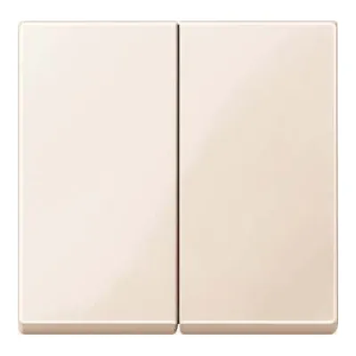 Merten Wippe 2-fach für Serienschalter 432544 | System M | Klemmbefestigung | Thermoplast | weiß | ohne Aufdruck