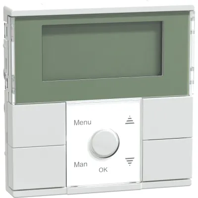 Merten Zeitschaltuhr-Modul MEG5754-0325 | UP | elektronisch | Wochenprogramm | Astro-Funktion | aktivweiß