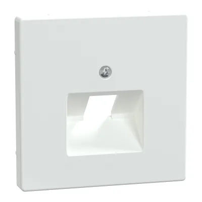 Merten Zentralplatte MEG4521-6035 | UAE-Einsatz 1-fach | System Design | Unterputz | Thermoplast glänzend | Lotosweiß